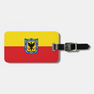 Flagga Bogota, Colombia Bagagebricka