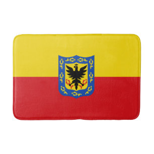Flagga Bogota, Colombia Bath Mat Badrumsmatta
