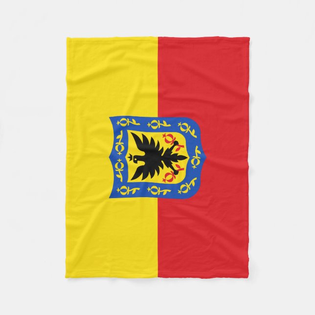 Flagga Bogota, Colombia Fleece Blanket (Framsidan)