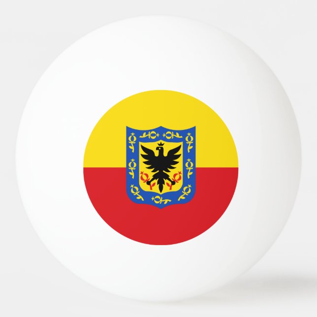 Flagga Bogota, Colombia Ping-Pong Ball Pingisboll (Framsidan)