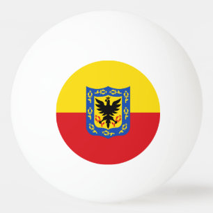 Flagga Bogota, Colombia Ping Pong Boll