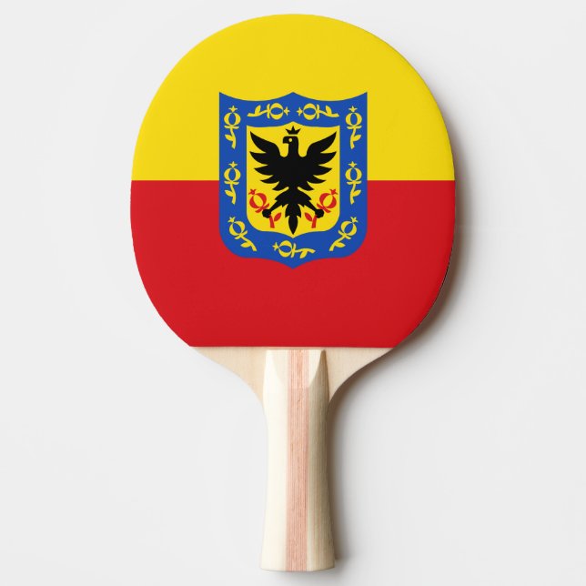 Flagga Bogota, Colombia Ping Pong Paddle Pingisracket (Framsidan)