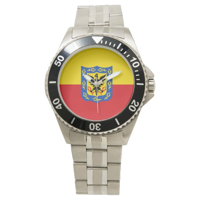 Flagga Bogota, Colombia Watch Armbandsur (Framsida)