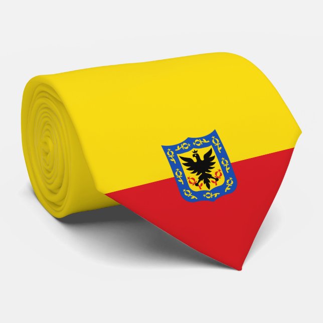 Flagga Bogotá (Colombias huvudstad) Slips (Rullad)
