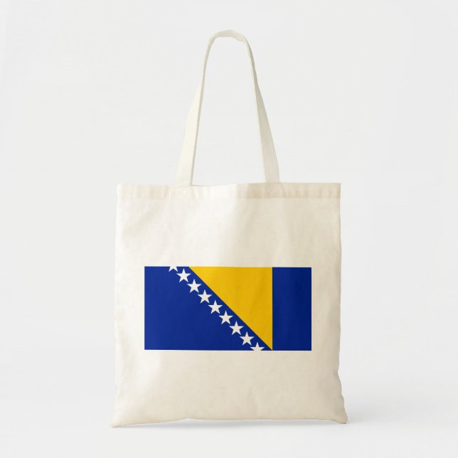 Flagga Bosnien och Hercegovina Tygkasse (Framsidan)