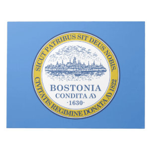 Flagga Boston (Massachusetts) Anteckningsblock