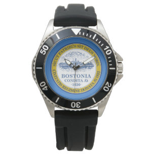 Flagga Boston (Massachusetts) Armbandsur