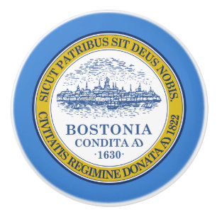 Flagga Boston (Massachusetts) Knopp