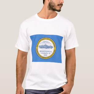 Flagga Boston (Massachusetts) T Shirt