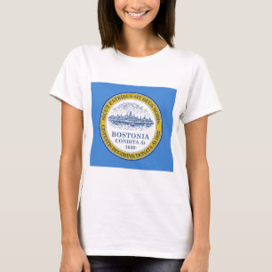 Flagga Boston (Massachusetts) T Shirt