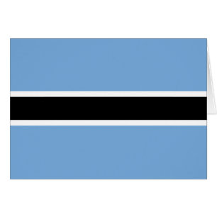 Flagga Botswana Hälsningskort