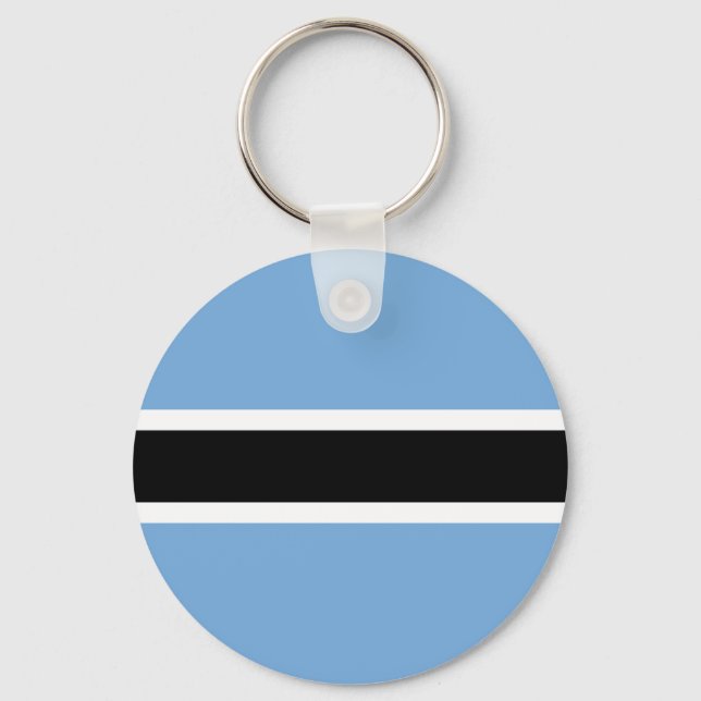 Flagga Botswana Nyckelring (Framsida)