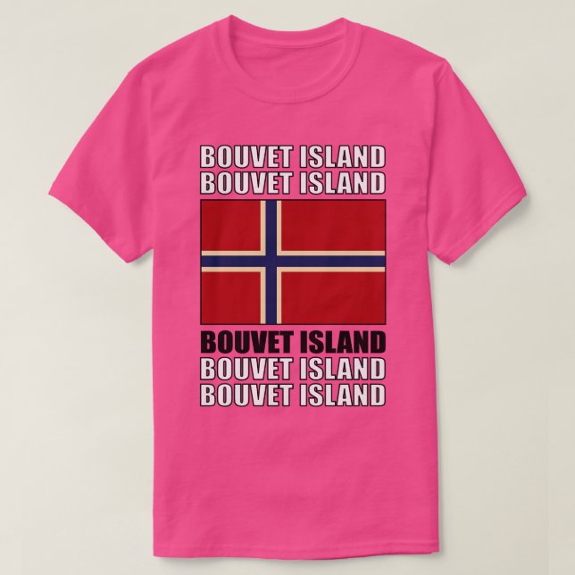Flagga Bouvet-ön T Shirt (Design framsida)