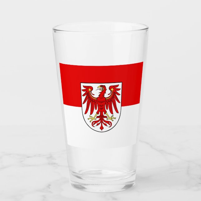 Flagga Brandenburg Glass Glaskopp (Framsida)