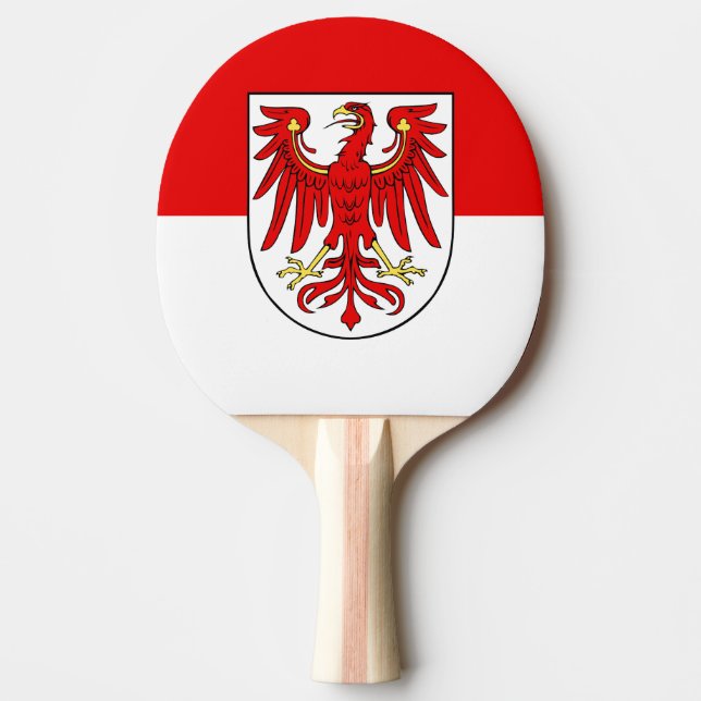 Flagga Brandenburg Ping-Pong Paddle Pingisracket (Framsidan)