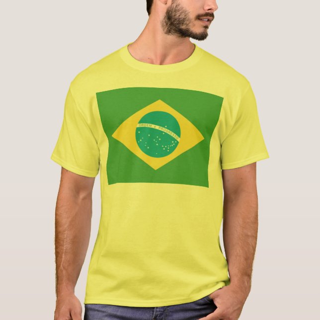 Flagga Brasilien Manar Shirt T (Framsida)