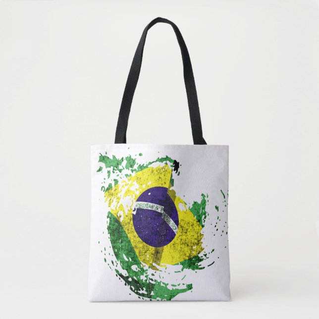 flagga Brasilien Tygkasse (Framsida)