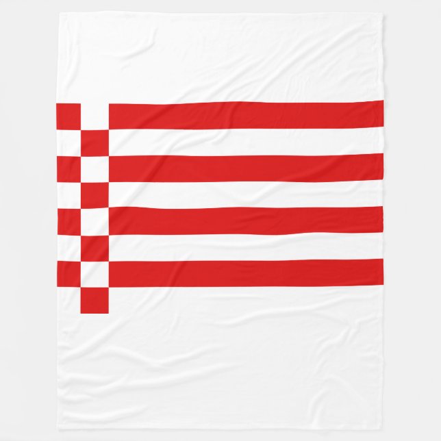 Flagga Bremen Fleece Blanket (Framsidan)