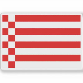 Flagga Bremen, Tyskland Klistermärken