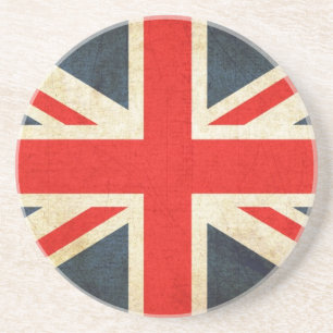 Flagga British Union Underlägg Sandsten