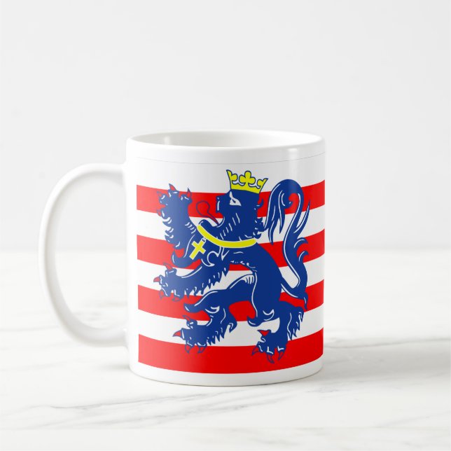 Flagga Bruges/Brugge, Belgien Kaffemugg (Vänster)
