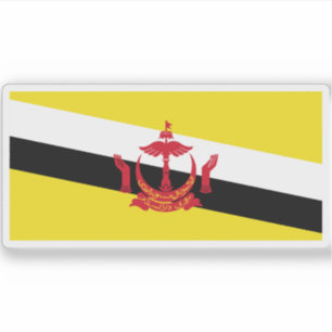 Flagga Brunei Klistermärken