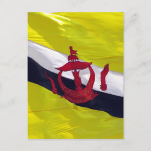 flagga brunei vykort