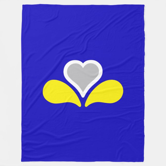 Flagga Bryssel, Belgien Fleece Blanket (Framsidan)