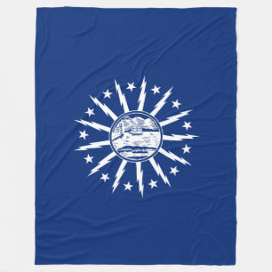 Flagga Buffalo, New York Fleecefilt