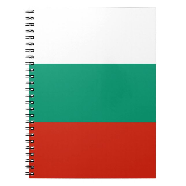Flagga Bulgarien Anteckningsbok (Framsidan)