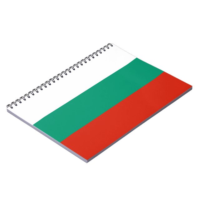 Flagga Bulgarien Anteckningsbok (Vänstra Sidan)