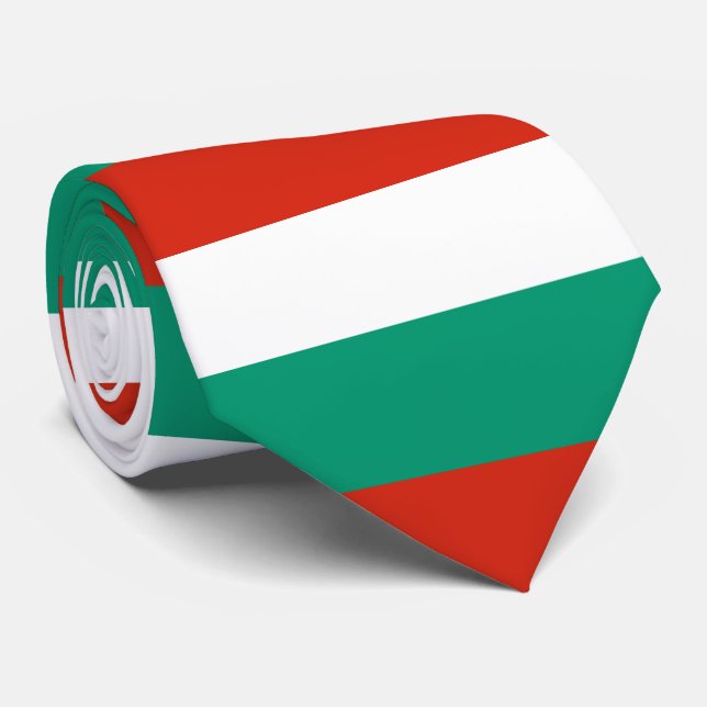 Flagga Bulgarien eller bulgariska Slips (Rullad)