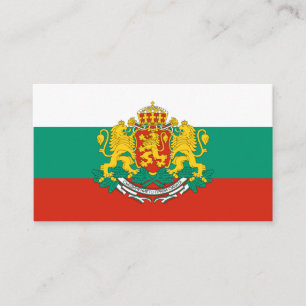 Flagga Bulgarien Jackar av Arm Visitkort