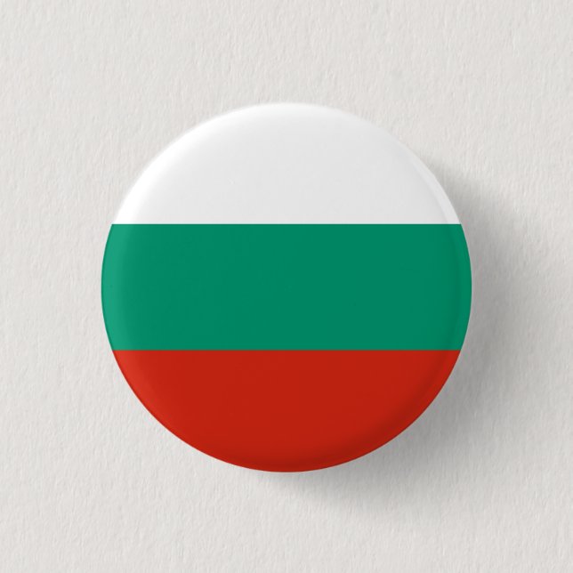 Flagga Bulgarien Knapp (Framsida)