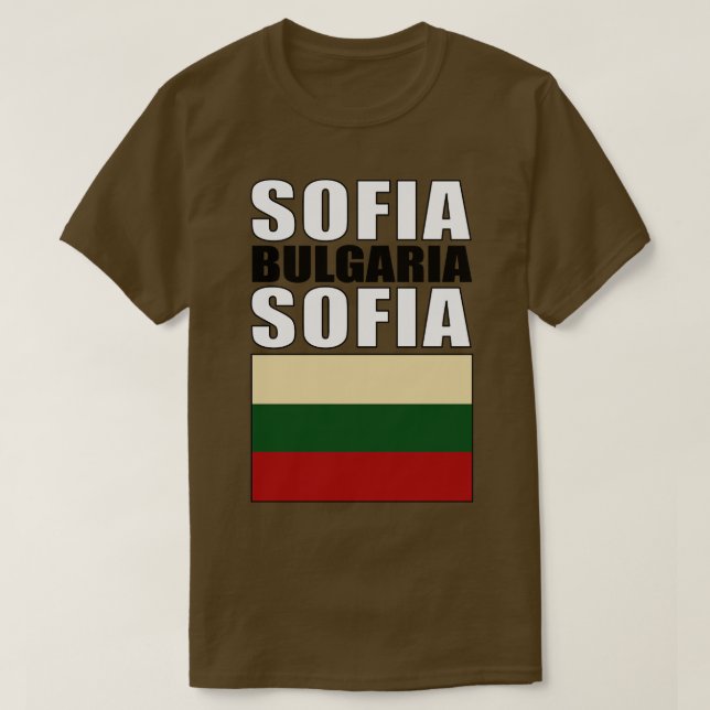 Flagga Bulgarien T Shirt (Design framsida)