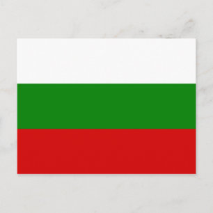 Flagga Bulgarien Vykort