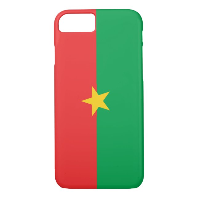 Flagga Burkina Faso Case-Mate iPhone Skal (Baksida)