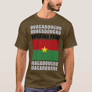 Flagga Burkina Faso T Shirt