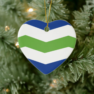 Flagga Burlington, Vermont Julgransprydnad Keramik
