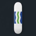 Flagga Burlington, Vermont Mini Skateboard Bräda 18,5 Cm<br><div class="desc">Skateboard med en utformning med flagga Burlington,  Vermont. En blå,  vit och grönt flagga</div>