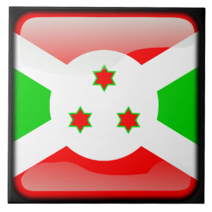 Flagga Burundi Kakelplatta