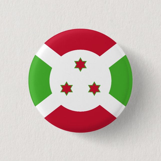 Flagga Burundi Knapp (Framsida)