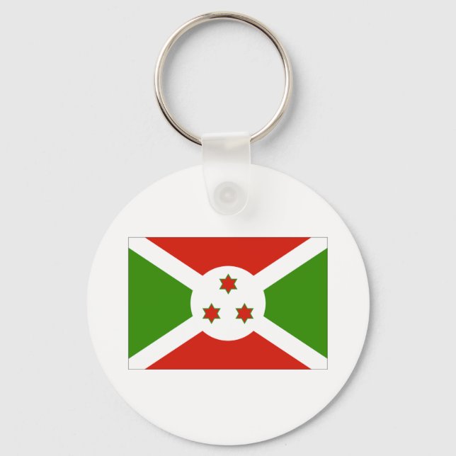 Flagga Burundi Nyckelring (Framsida)