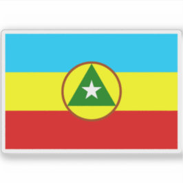 Flagga Cabinda (FLEC:s förslag), Afrikan Klistermärken