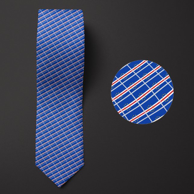 Flagga Cabo Verde Mönster Slips (Skapare uppladdad)