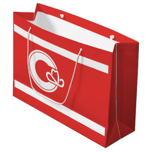 Flagga Calgary, Alberta Large Gift Bag