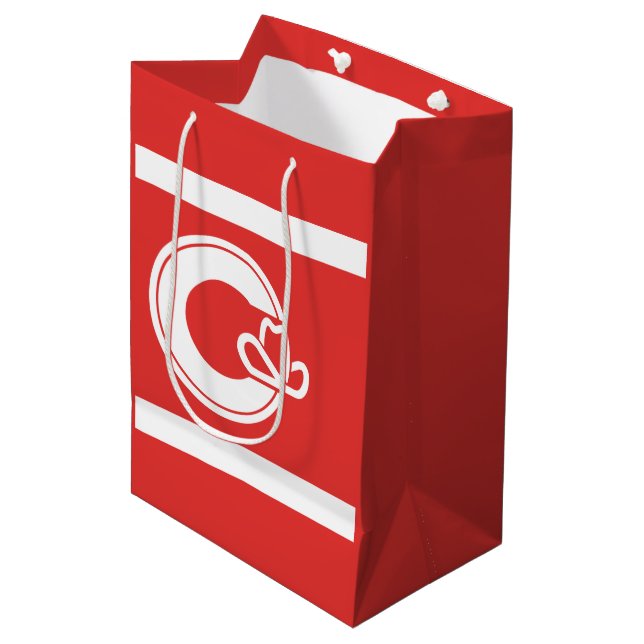 Flagga Calgary, Alberta Medium Gift Bag (Framsidan Vinklad)