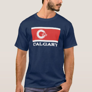 Flagga Calgary, KANADA T Shirt