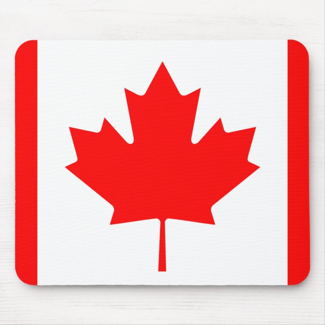 Flagga Canada Mousepad Musmatta (Framsidan)
