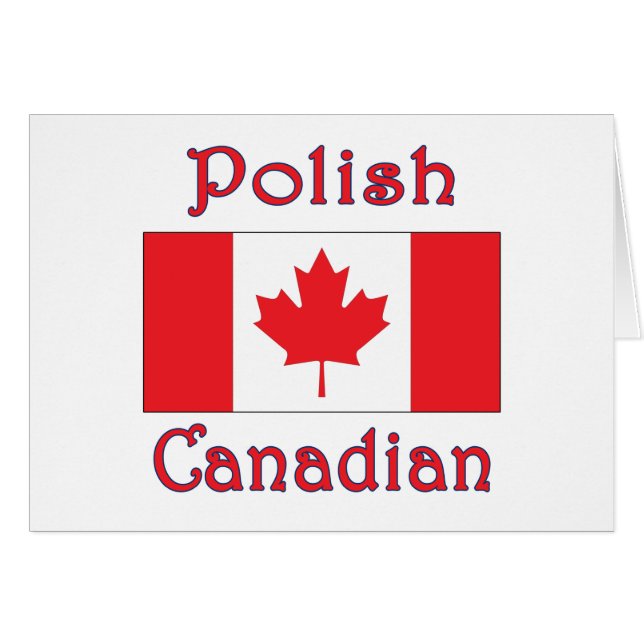 Flagga Canadian Canada Hälsningskort (Framsidan Horizontal)